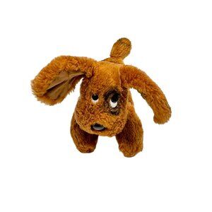 Vintage 1983 Graphics International Brown Floppy Puppy Dog 7” Plush Sad Eyes